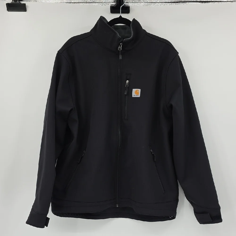 Carhartt Rain Defender Black Performance Jacket High Collar Men's Size XL